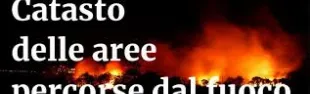 Catasto aree percorse da fuoco