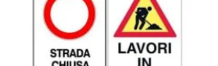 Chiusura strada per lavori