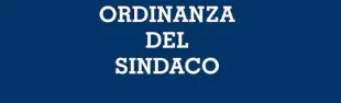 Ordinanza del Sindaco