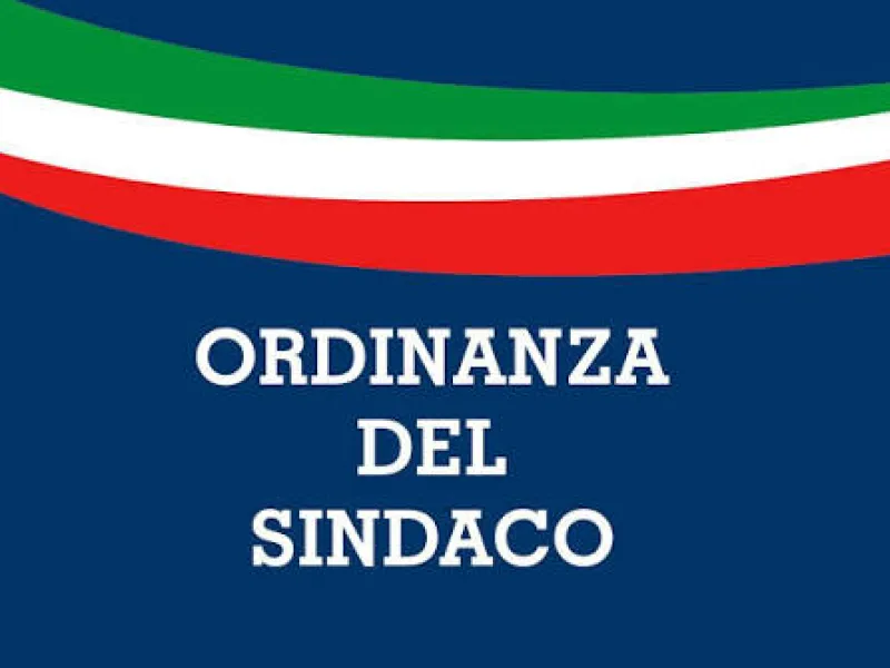 Ordinanza del Sindaco